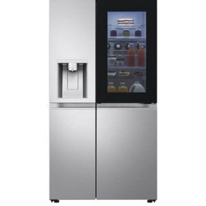 LG GSXE91BSAD 628L Instaview Smart Inverter American Style Fridge Freezer Brushed Steel